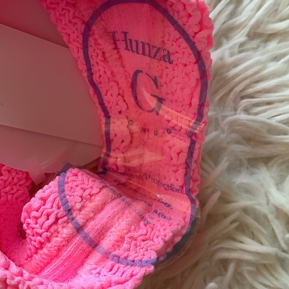 NWT Hunza G Tina bikini set in bubblegum - Picture 6 of 8